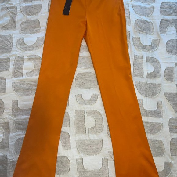 Gorgeous Versace High_Wasted Orange Trousers Brand New With Tag. Fits like US XS - Picture 3 of 7